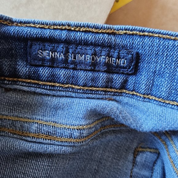 Lucky Brand Sienna Slim Boyfriend Jeans Size 4/27 Distressed - Picture 7 of 7